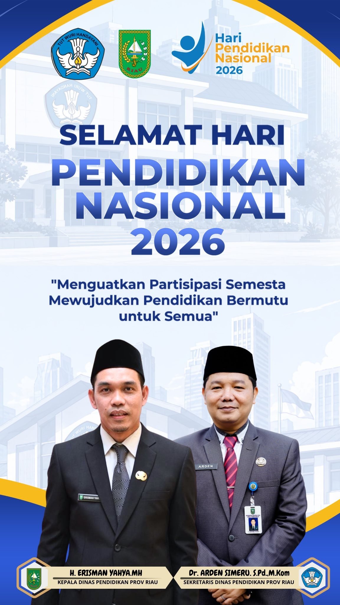 Iklan Hardiknas Disdik Riau 2026